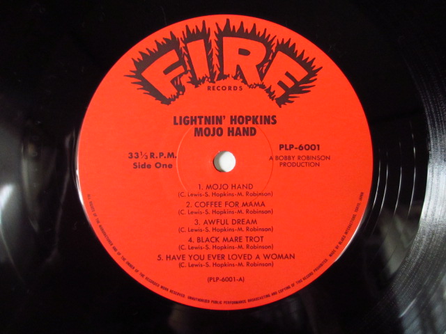 Lightnin' Hopkins / Mojo Hand - Guitar Records