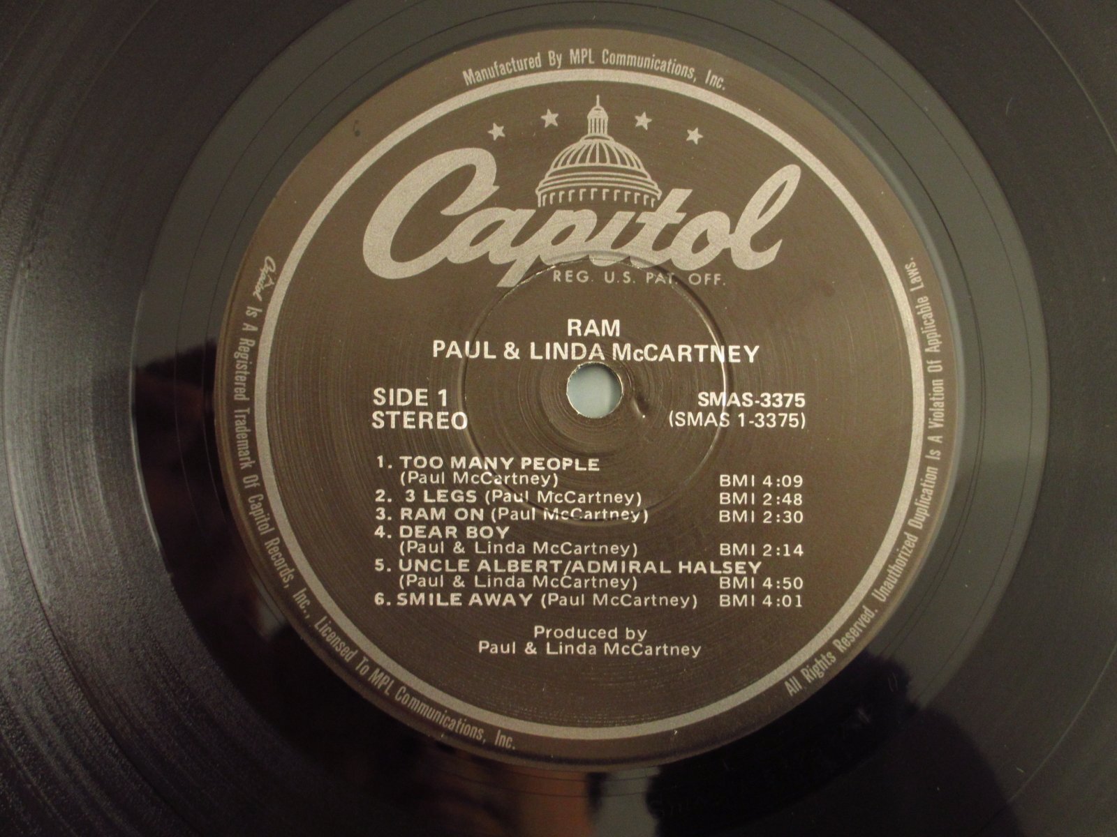 Paul And Linda McCartney / Ram - Guitar Records