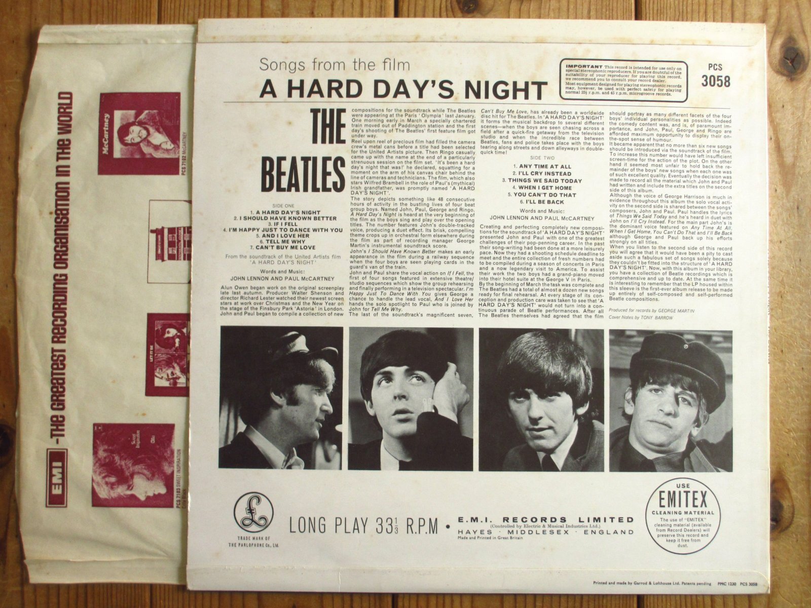 The Beatles / A Hard Day's Night - Guitar Records