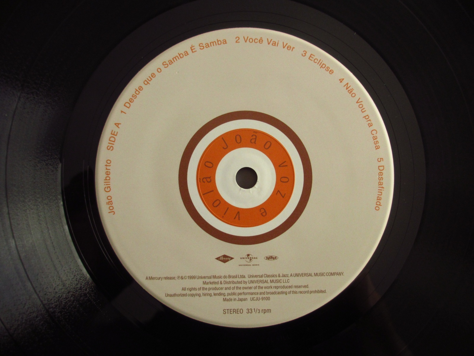 Joao Gilberto / ジョアン 声とギター ~ Joao Voz E Violao - Guitar