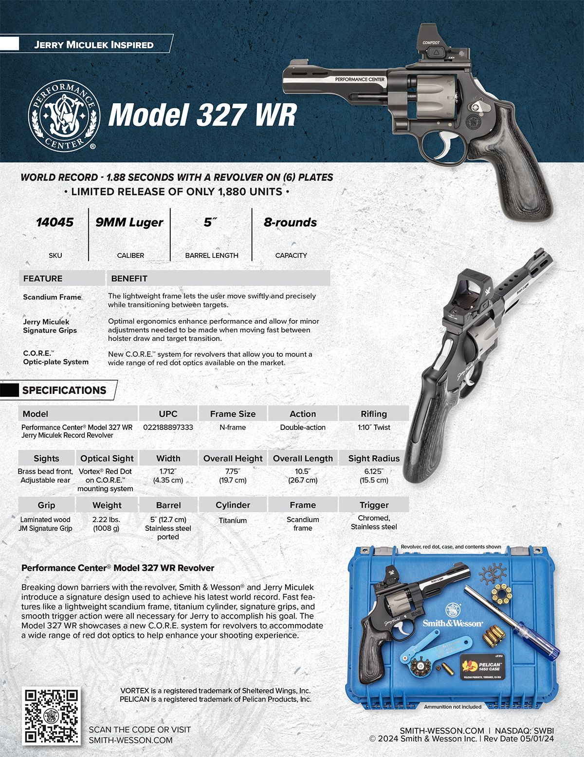 Smith & Wesson Introduces Limited-Release Jerry Miculek Inspired