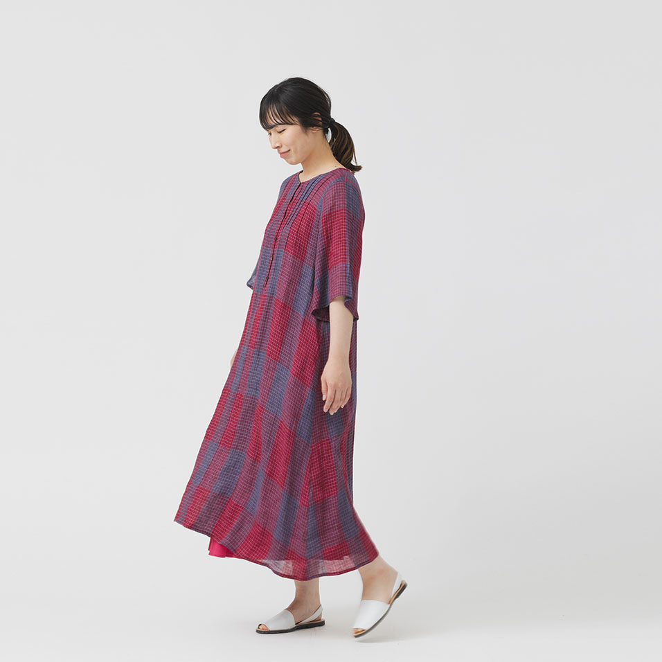 石見銀山 群言堂 根々のチェニック 石見銀山 群言堂 根々 コットン