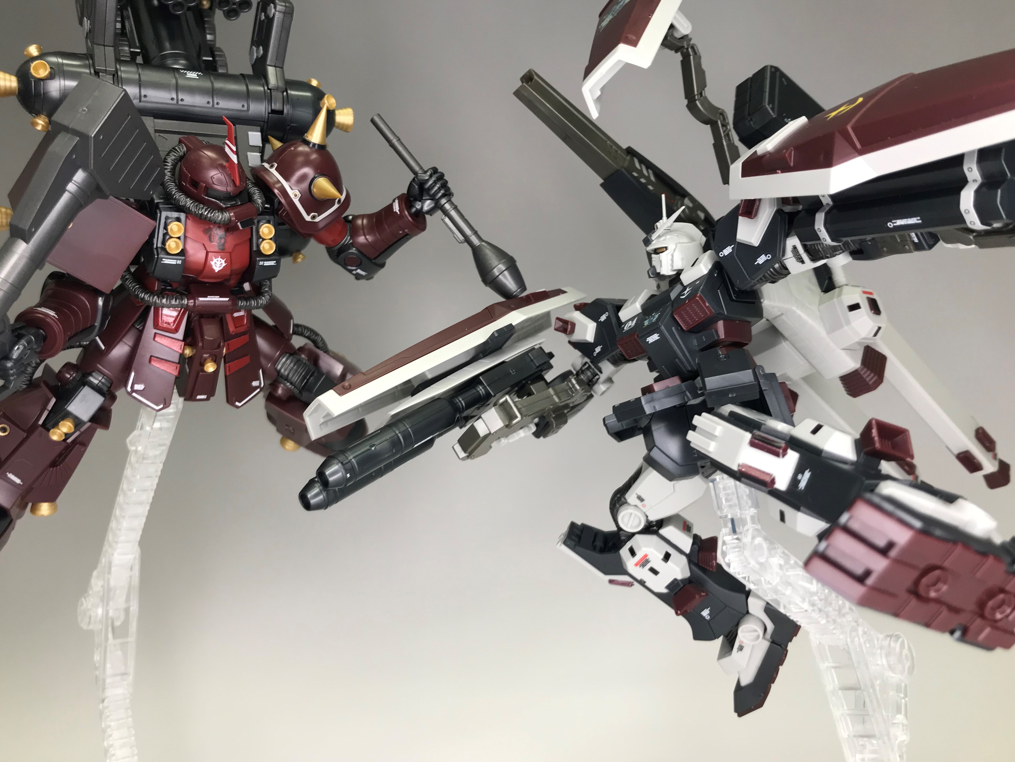 HG フルアーマーガンダム vs サイコザクセット HG 1/144 ガンダム