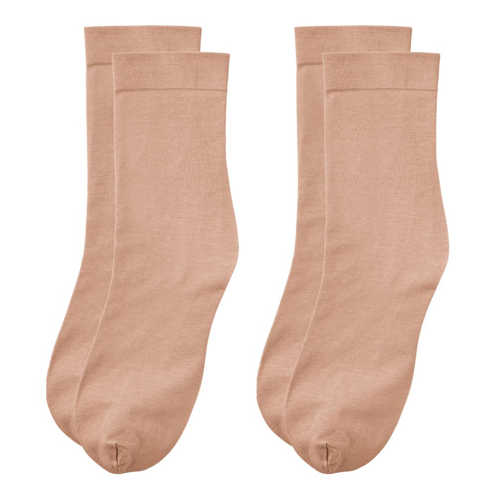 ネット限定2足セット】綿混ソックス【SALE】 SQV602 :レディース 靴下