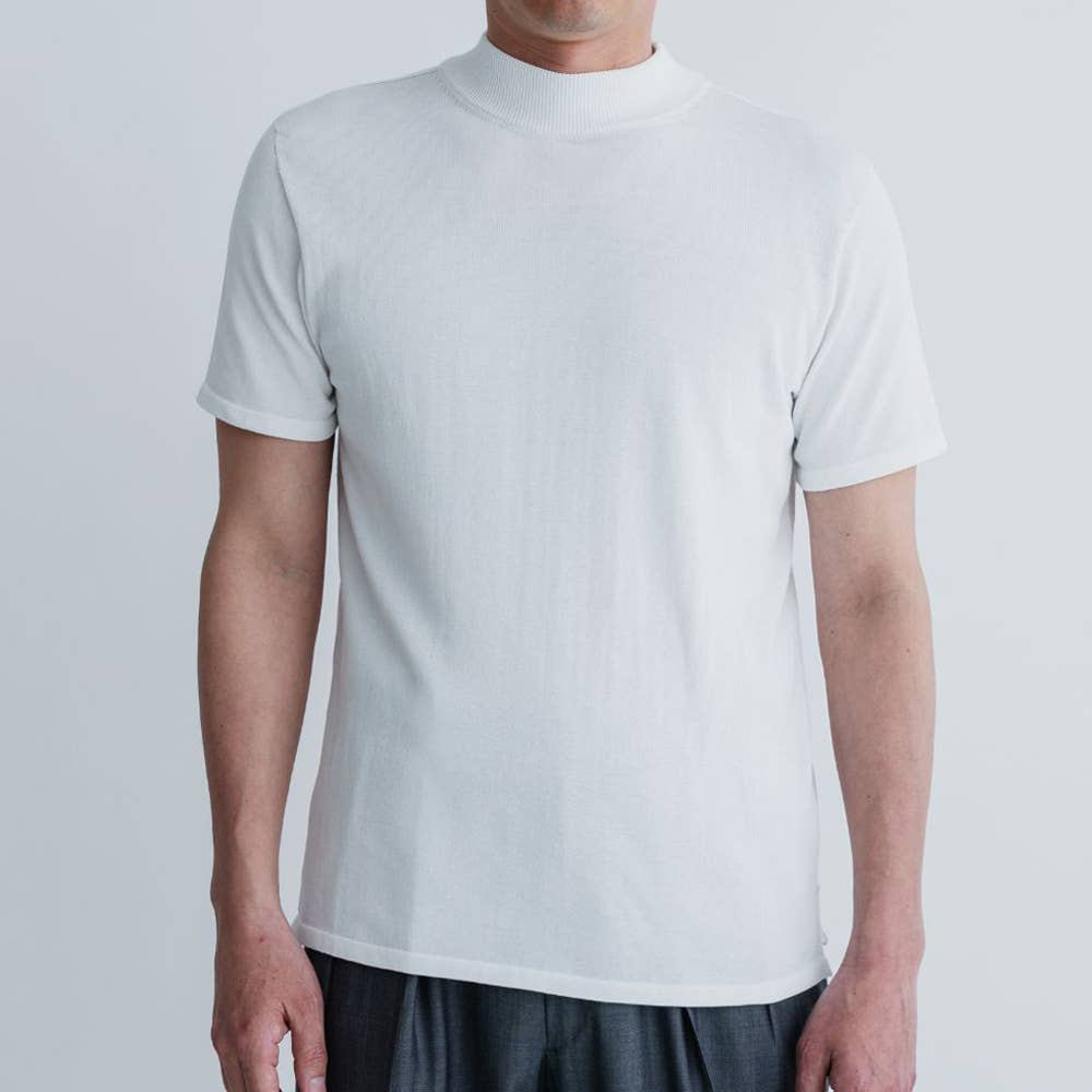 ホールガーメント モックネックTシャツ【SALE】 VR5S60 :メンズ トップス