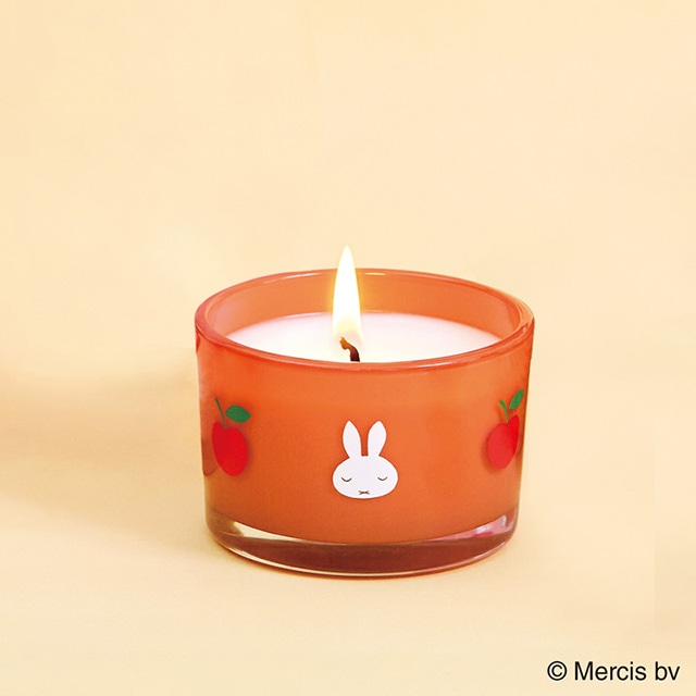 miffy ミッフィー フレグランスキャンドル りんごの香り 約15時間