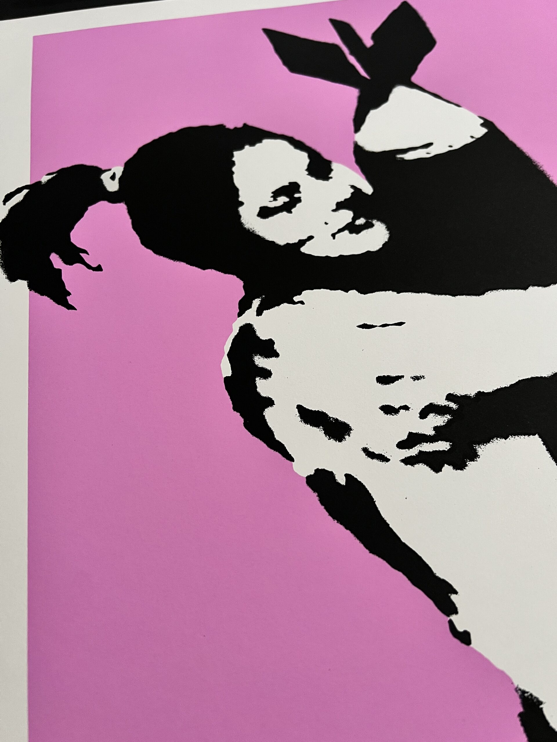 Banksy バンクシー 「Bomb Hugger」サイン 書類付 Banksy - Bomb