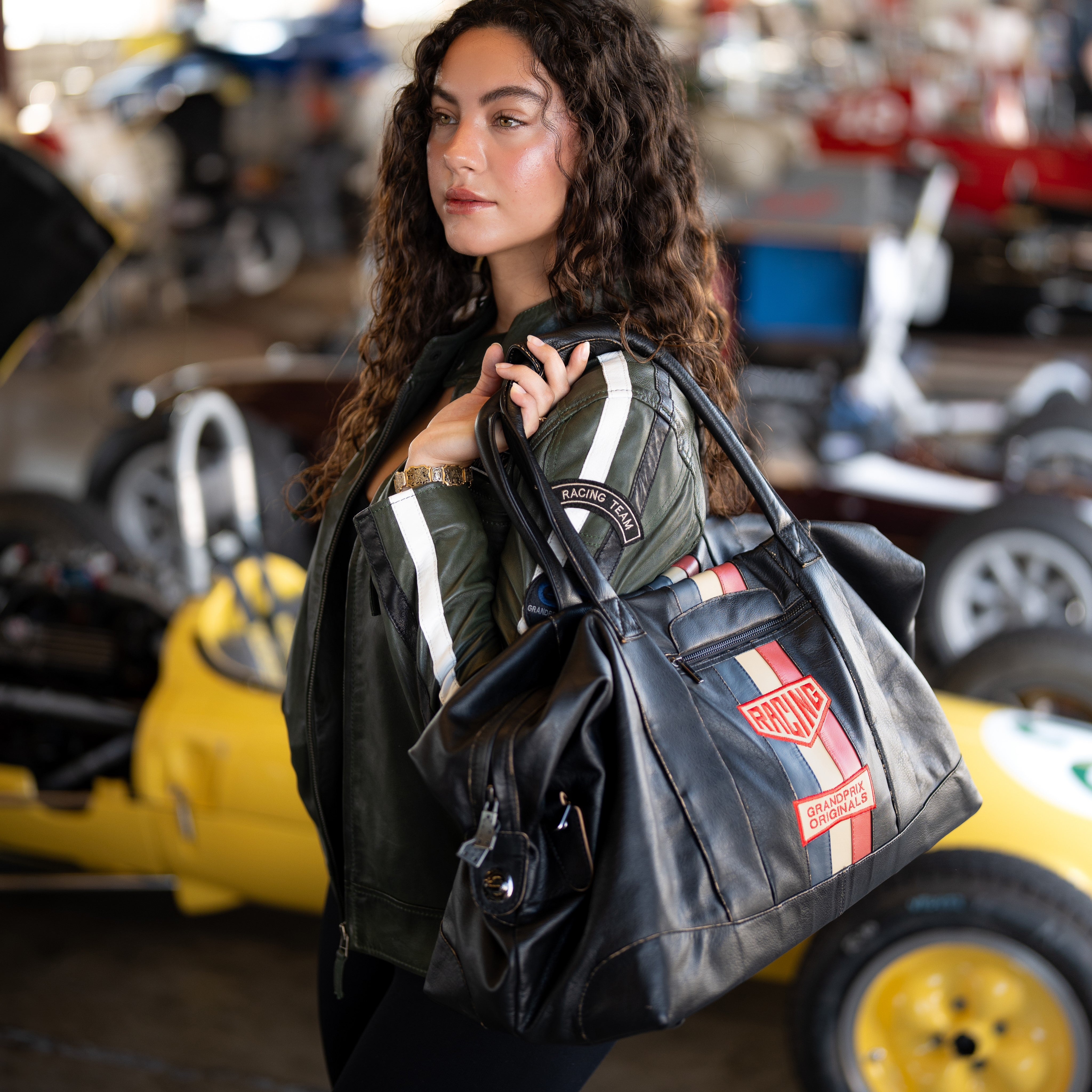 Vintage Leather Monza Duffel Bag – GrandPrix Originals USA