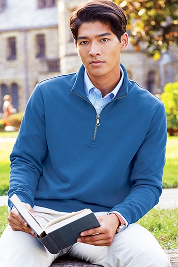 Brooks Brothers Double-Knit 1/4-Zip - Get one now!