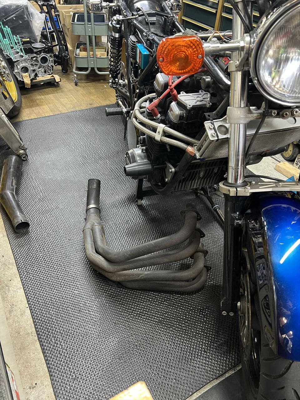 Z1000Mk2 I.H様 KERKERマフラーカチ上げ加工 | GREEN GARAGE