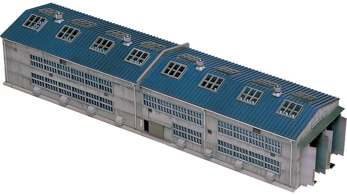 2123＞電車庫｜ストラクチャーキット｜Nゲージ鉄道模型のグリーンマックス