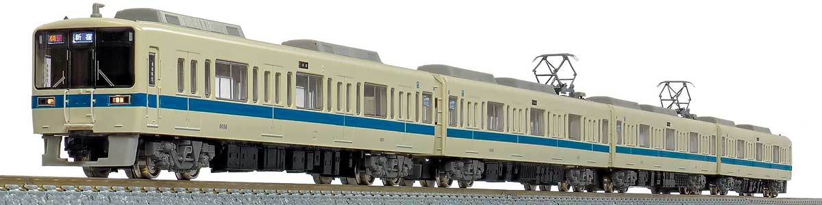 31694＞小田急8000形（未更新車）増結4両編成セット（動力無し）｜N