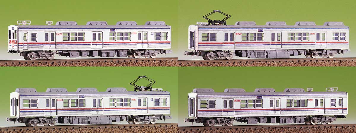 409＞京成3500形 4両編成セット｜エコノミーキット｜Nゲージ鉄道模型の