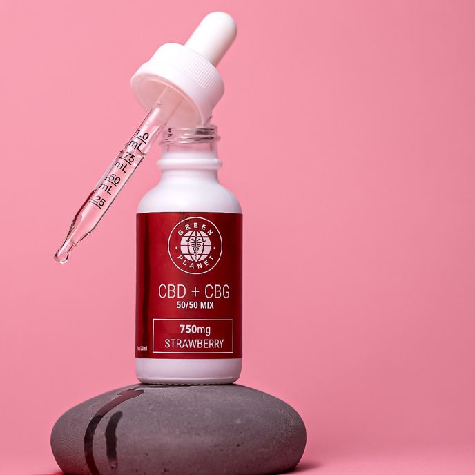 CBD + CBG 750Mg/1500Mg 50/50 Mix Peach Flavor 30ml – Green Planet