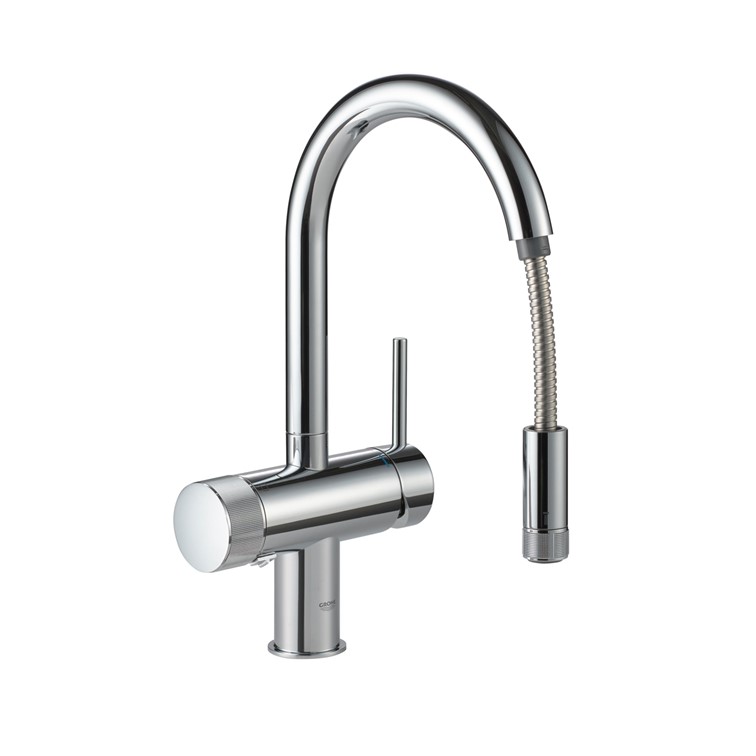 ミンタ 浄水器一体型シングルレバーキッチン混合栓｜製品情報｜GROHE