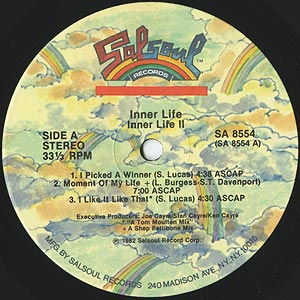 Inner Life / Inner Life II(LP) / Salsoul 1982 USオリジナル盤 EX/EX