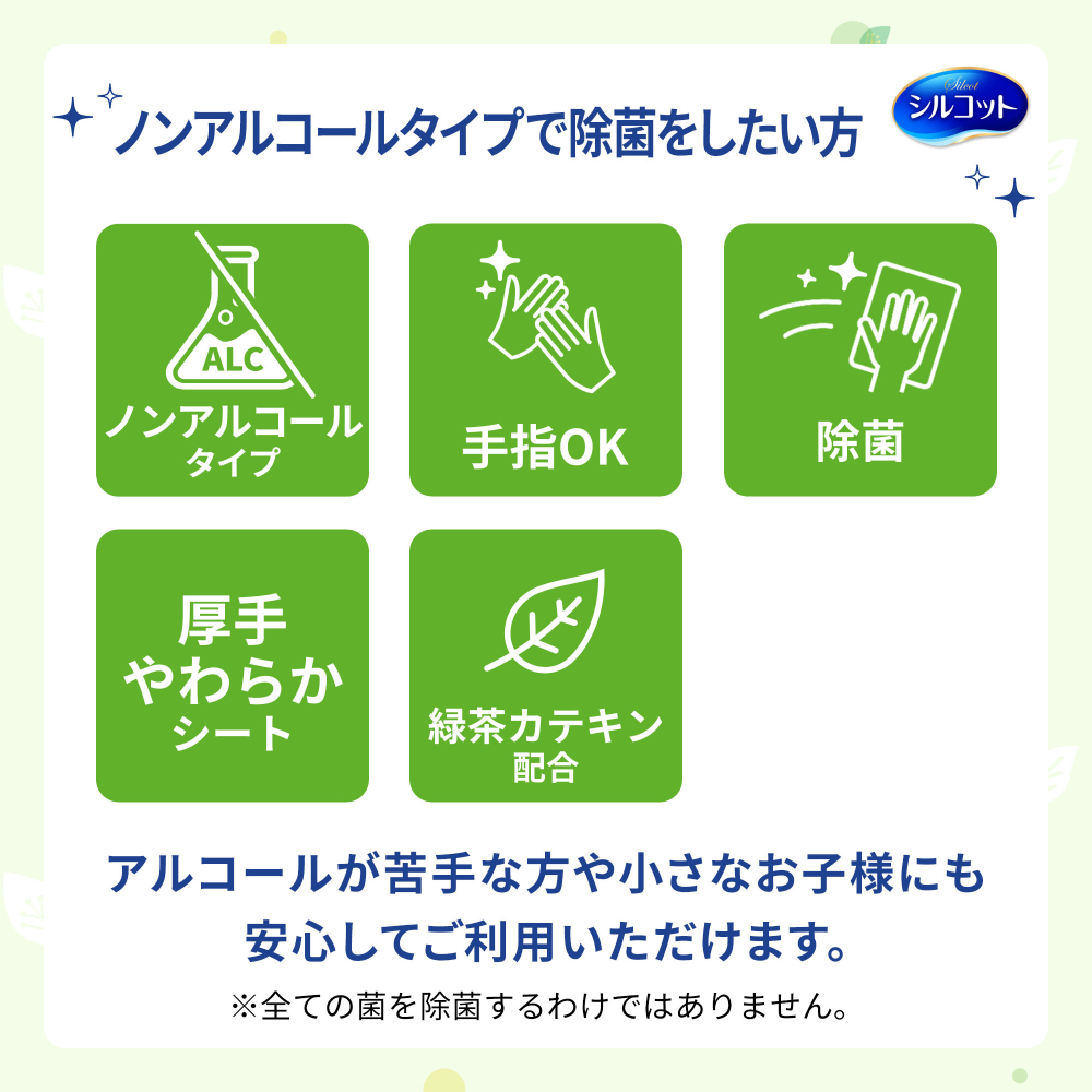 シルコット ノンアルコール除菌 ウェットティッシュ｜ユニ・チャーム