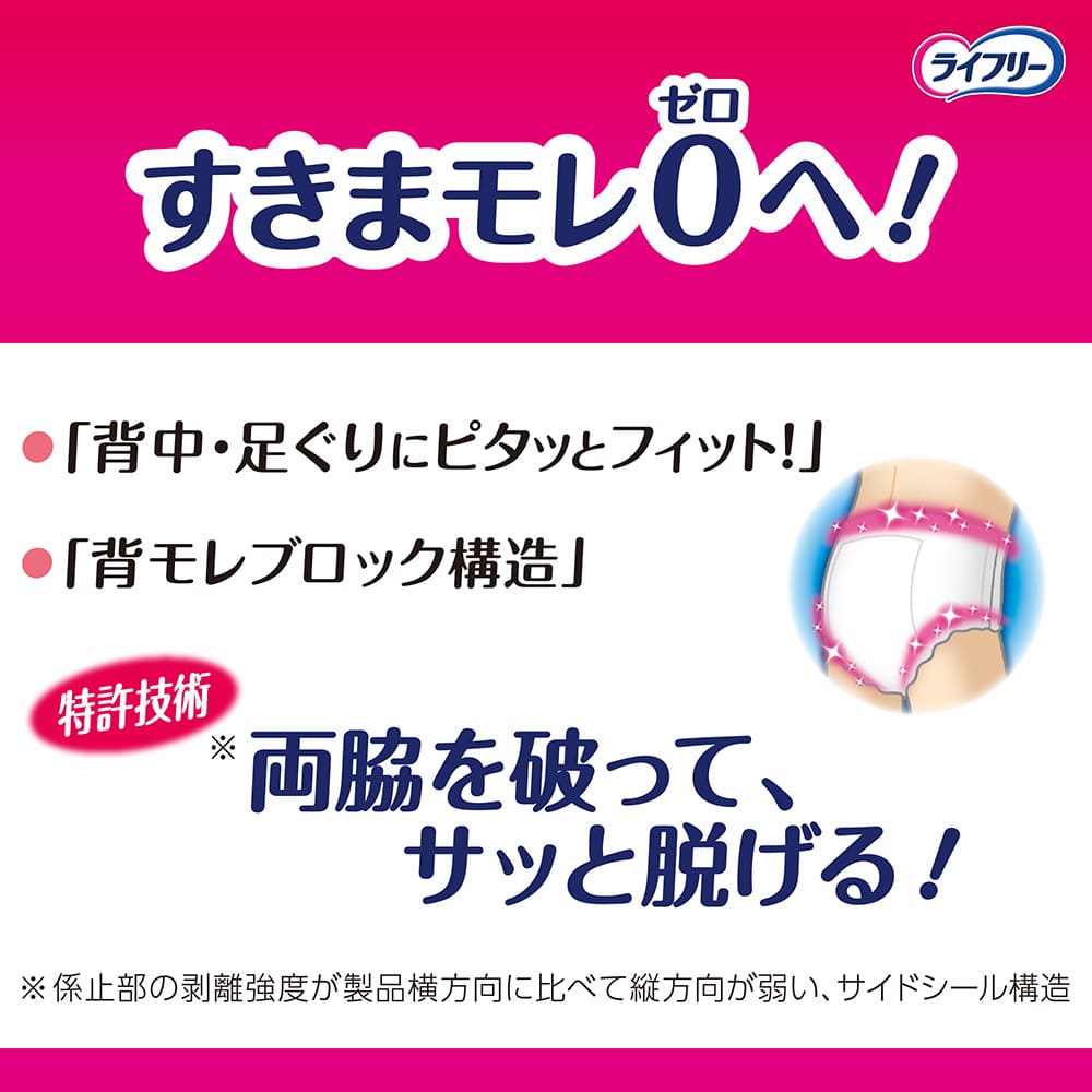 ライフリー 長時間あんしんうす型パンツ S32枚｜ユニ・チャーム