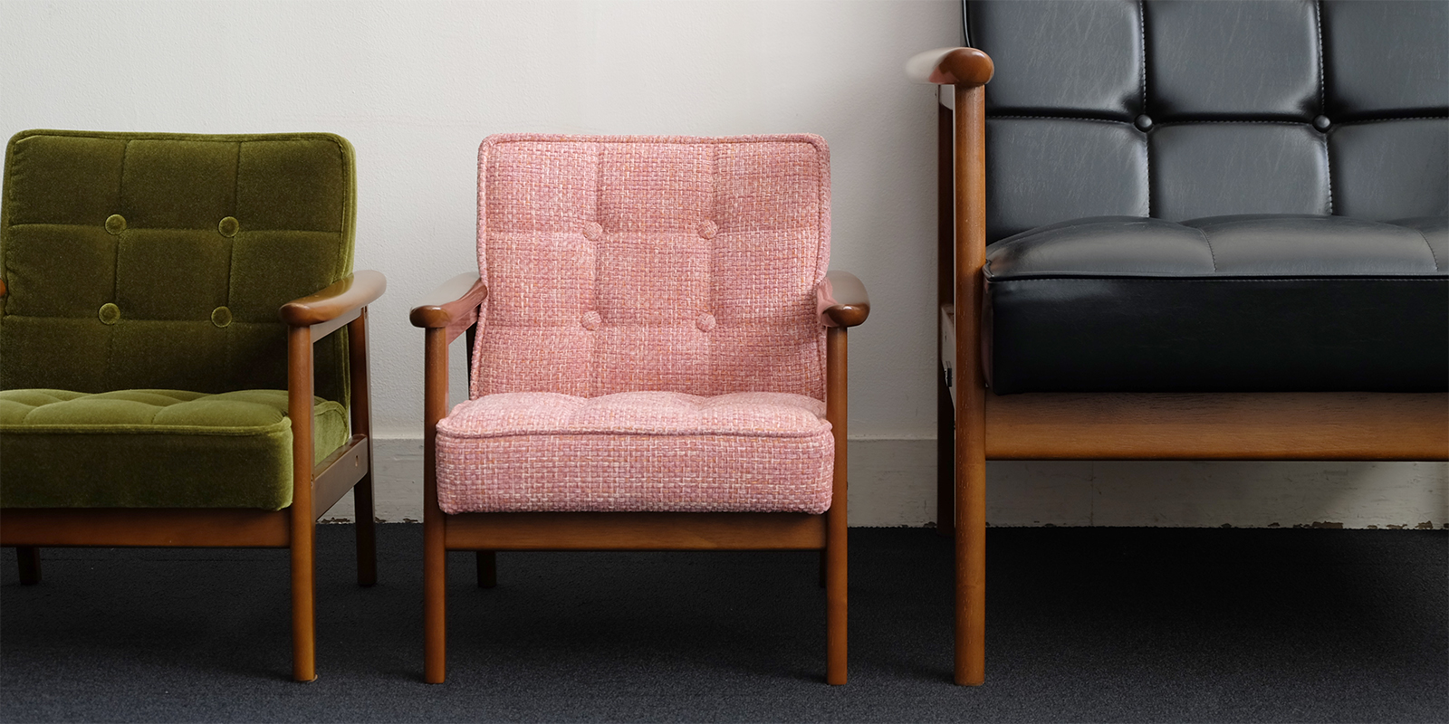 カリモク60 Kチェア ミニ・モケットグリーン | D&DEPARTMENT