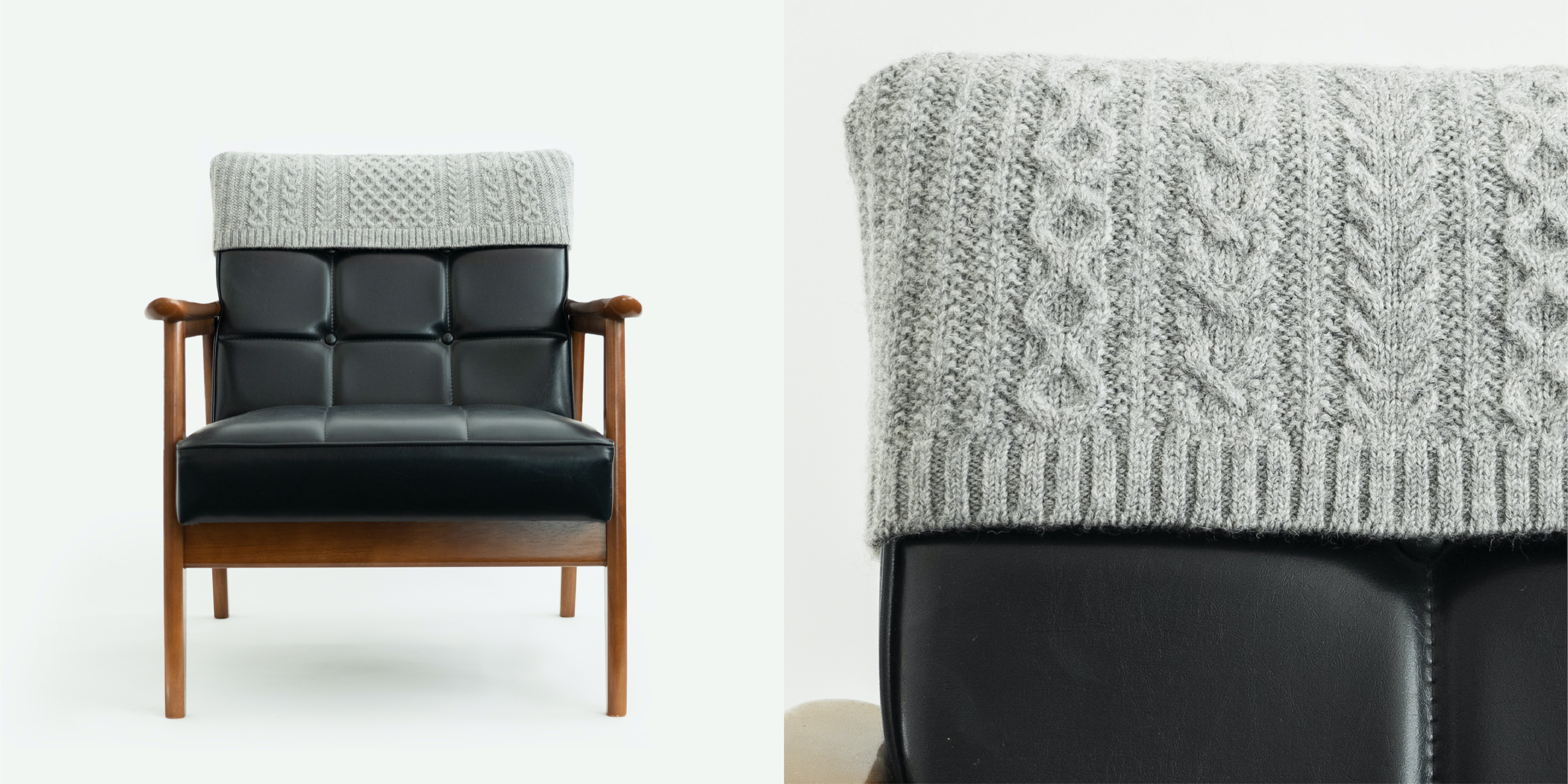 カリモク60 Kチェア ワイド 1シーター・スタンダードブラック