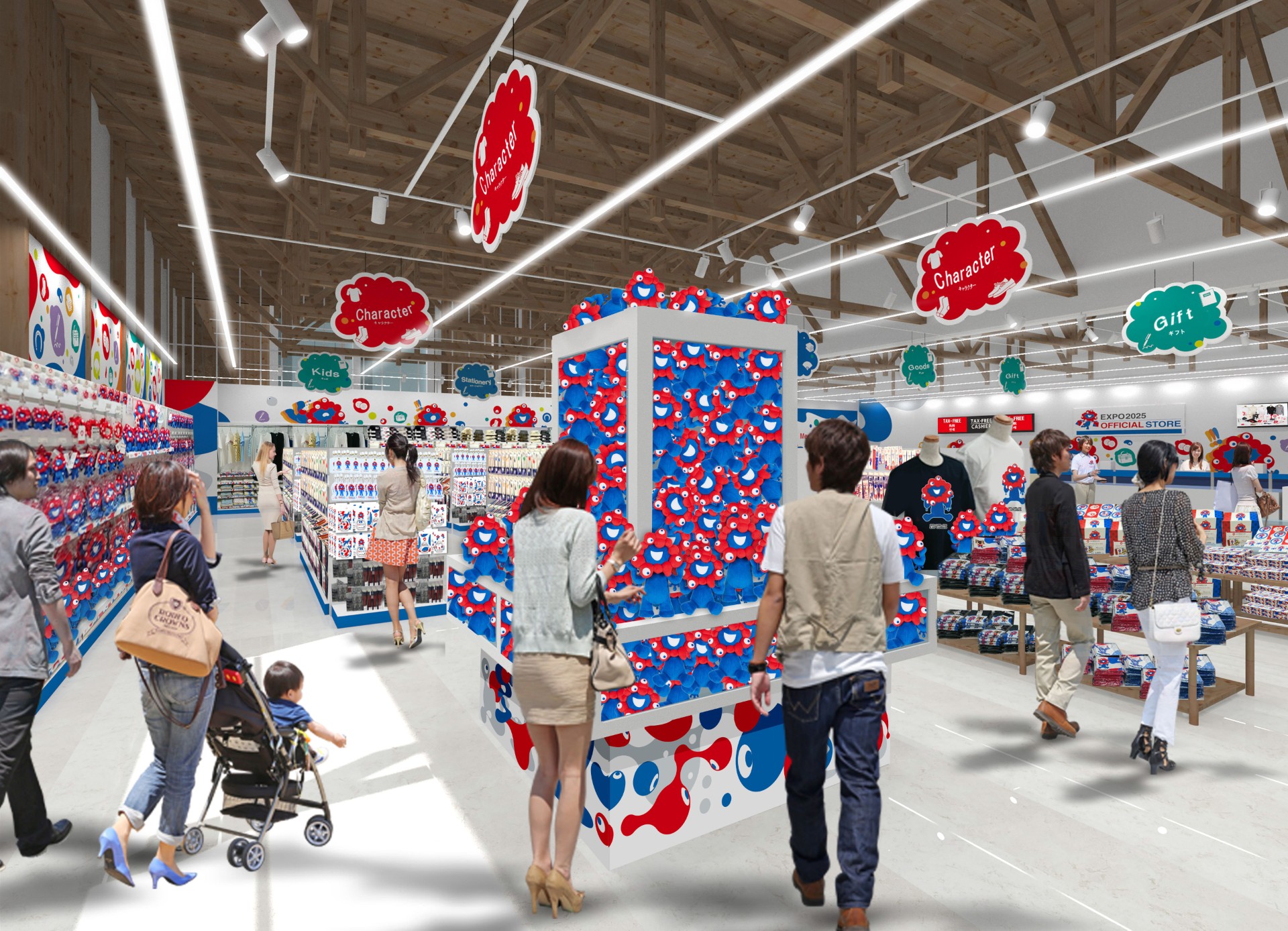 2025年大阪・関西万博の会場内にオフィシャルストアをオープン