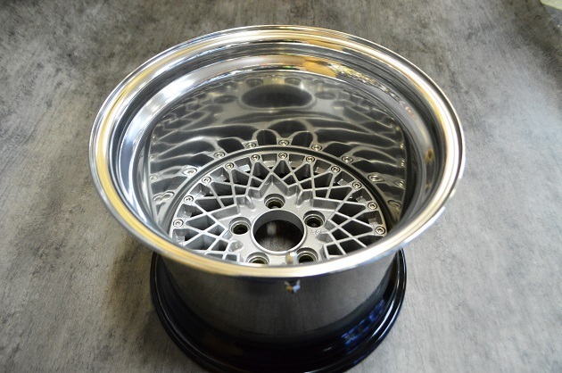 SSRメッシュ14インチを裏技リム交換(リバレル)で超深リム加工｜アルミ