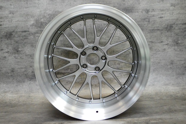 リバレル済みのR35GT-R用BBSLMを更に深リムへ再リバレル加工｜アルミ