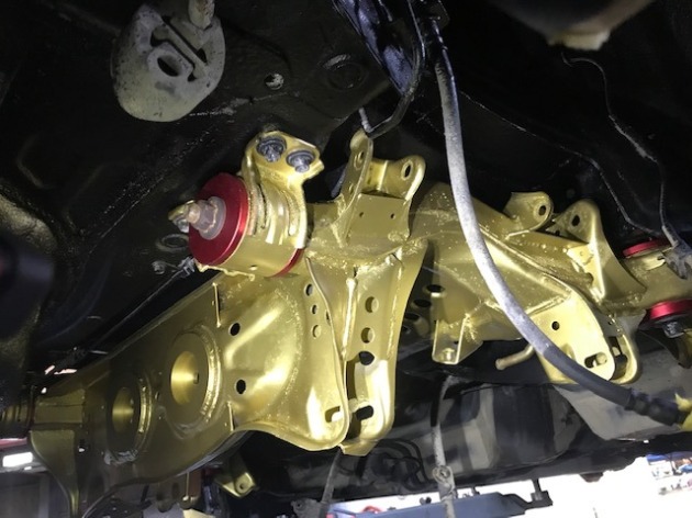 チェイサー JZX100 Z.S.S. リアメンバーリジットカラー 取り付け