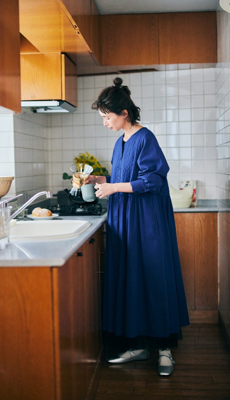 studio CLIP meets Kazumi 2023 SPRING | レイヤード風ワンピースと