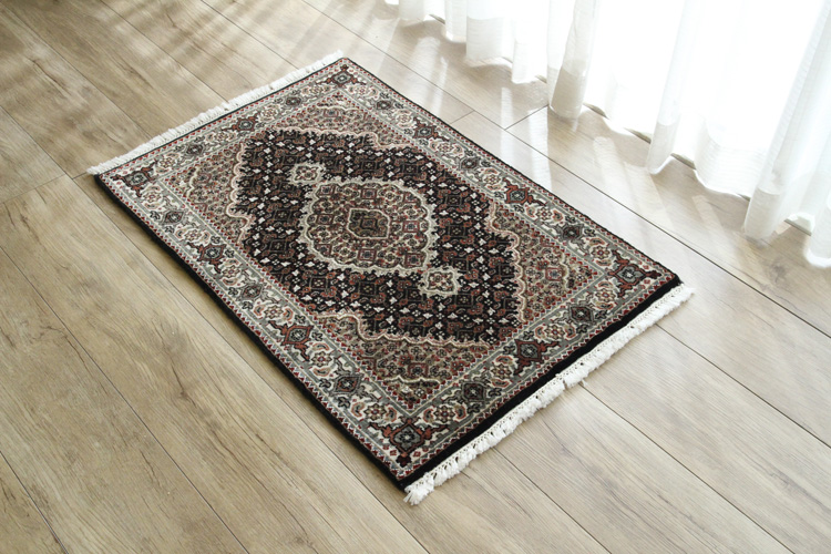 タブリーズデザイン ウール緞通 #ehm117 60×90cm | ラグマット・玄関