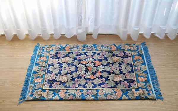 シルク段通玄関マット CJR-2553 | ラグマット・玄関マットの通販