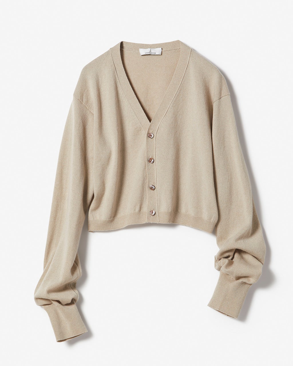 シルクカシミヤ・クロップドカーディガン/DoCLASSE