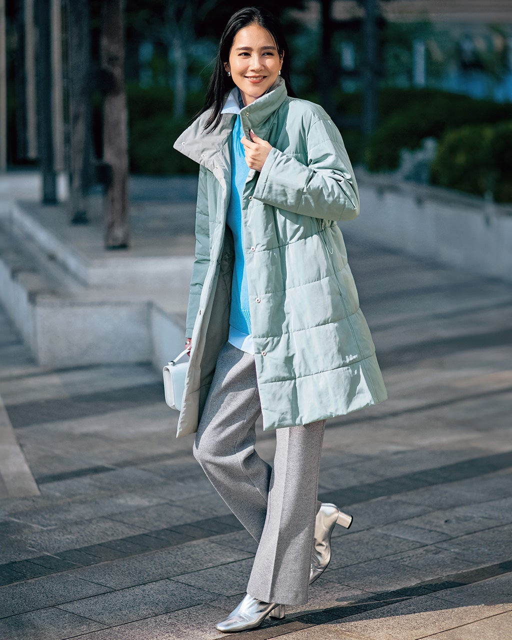 マジカルサーモ・リバーシブルタフタコート/DoCLASSE