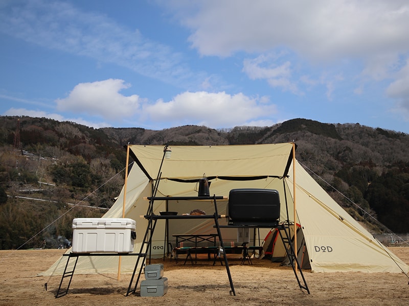 ビッグタープポール（ウッド） XP5-507WD - DOD（ディーオーディー