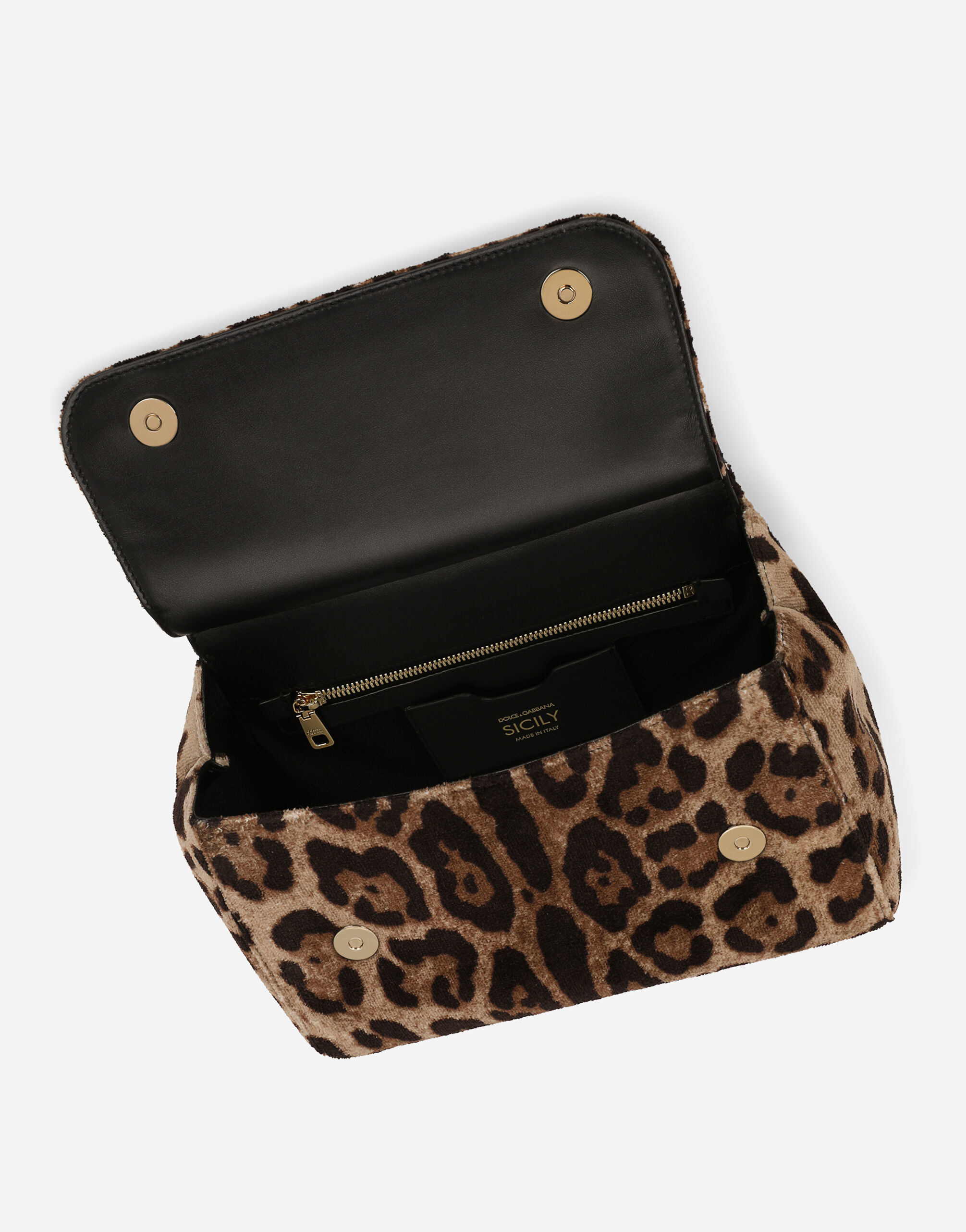 Large Sicily handbag in Animal Print for Women | Dolce&Gabbana® US