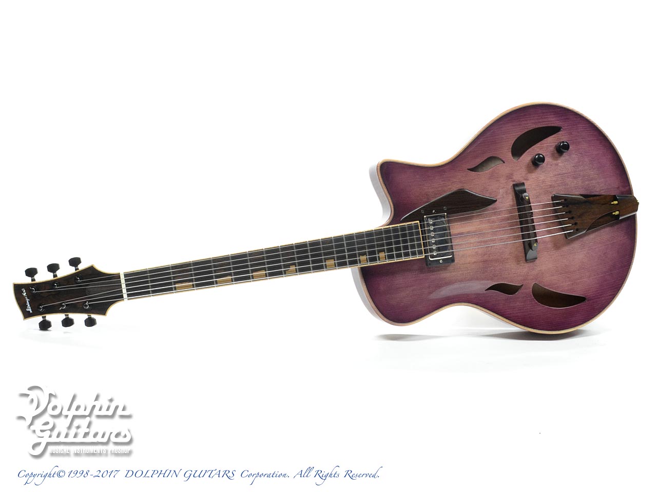 YAMAOKA ARCHTOP GUITARS Strings Art JG-1 (Murasaki)|ドルフィンギターズ