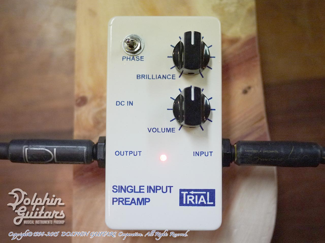 TRIAL・SINGLE INPUT PREAMP （アコースティック・ギター用シングル