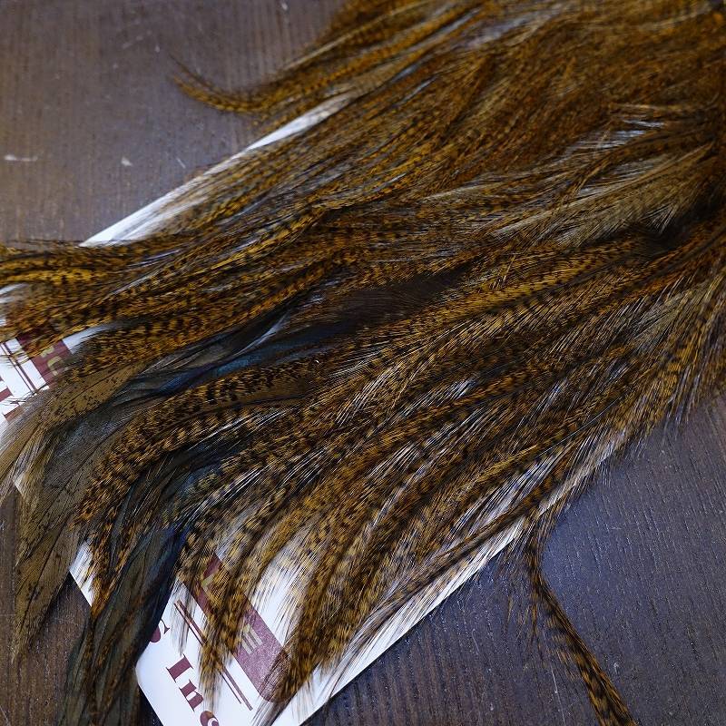 WHITING】Coq de Leon Saddle Bronze Grade - DYED BADGER/MEDIUM GINGER