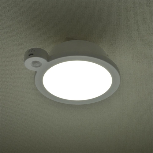 LEDミニシーリングライト センサー付 60形 昼光色 LE-Y9DG-W-PIR OHM