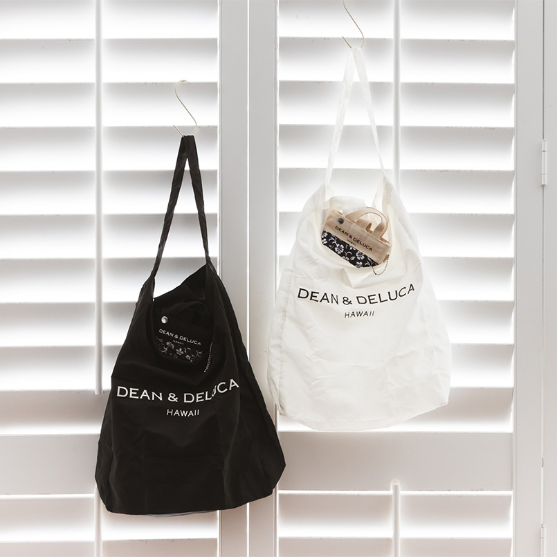 COMPACT HIBISCUS FOLDABLE TOTE BAG - DEAN & DELUCA HAWAII