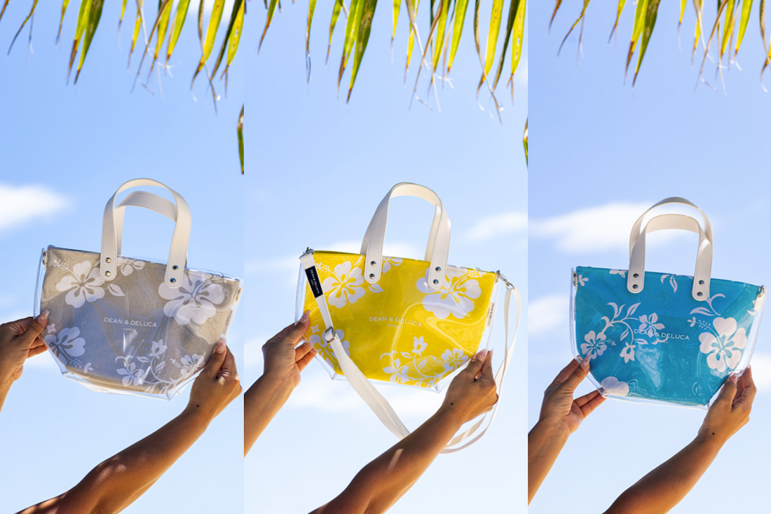 HIBISCUS 3 WAY TOTE BAG - DEAN & DELUCA HAWAII