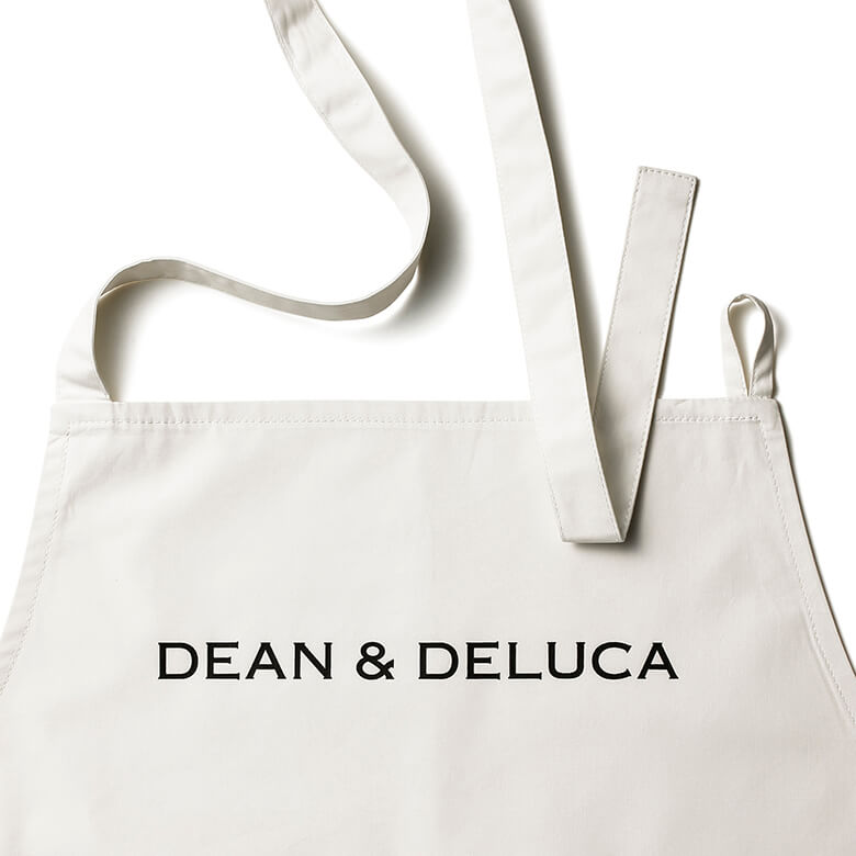 DEAN＆DELUCA×BEAMS COUTURE プリーツエプロンドレス ホワイト | DEAN