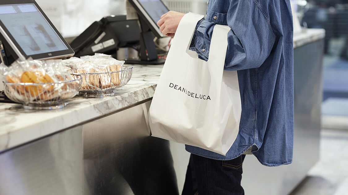 DEAN & DELUCA ミニマムエコバッグホワイト | DEAN & DELUCA【公式】