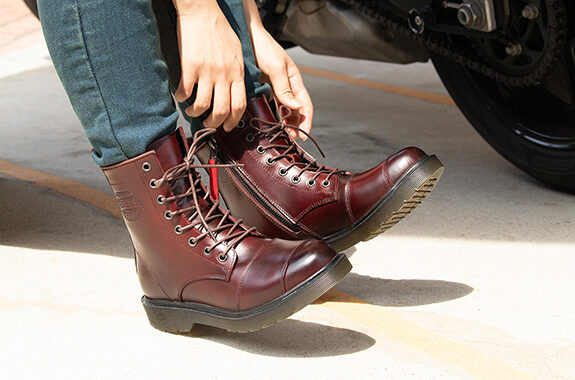 HS-B8 レディースレザーZIPブーツ | DEGNER