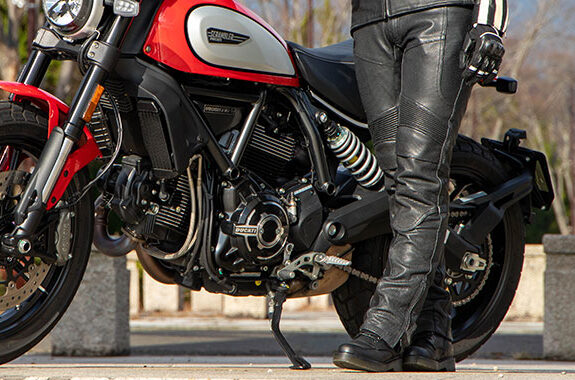 FRP-28P レディースメッシュレザーパンツ | DEGNER