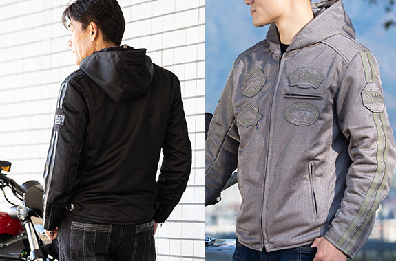 23SJ-2 テキスタイルメッシュフード付きジャケット | DEGNER