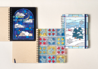 DELFONICS新商品 「ロルバーン ポケット付メモ L ステンドグラス