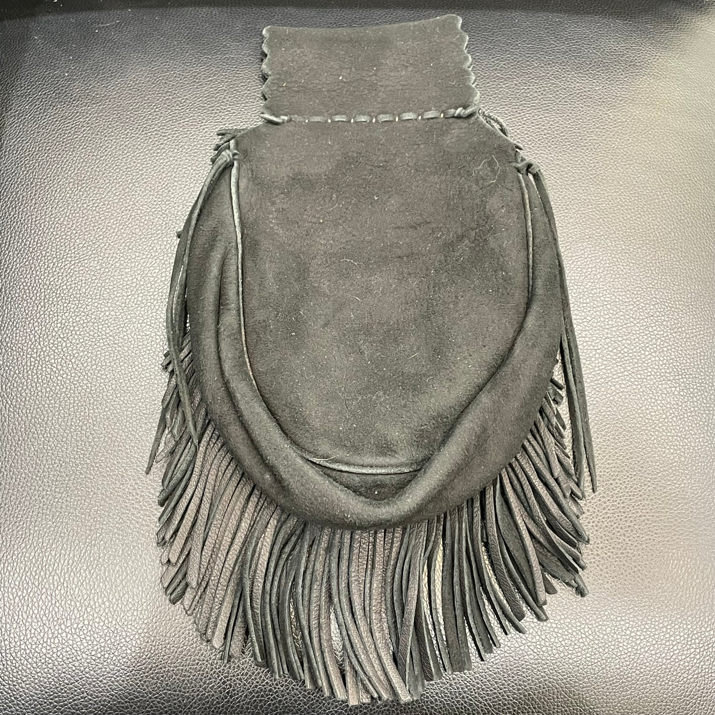 ゴローズ goro's[希少] [美品]カスタムフリンジ付腰掛けバッグ(黒