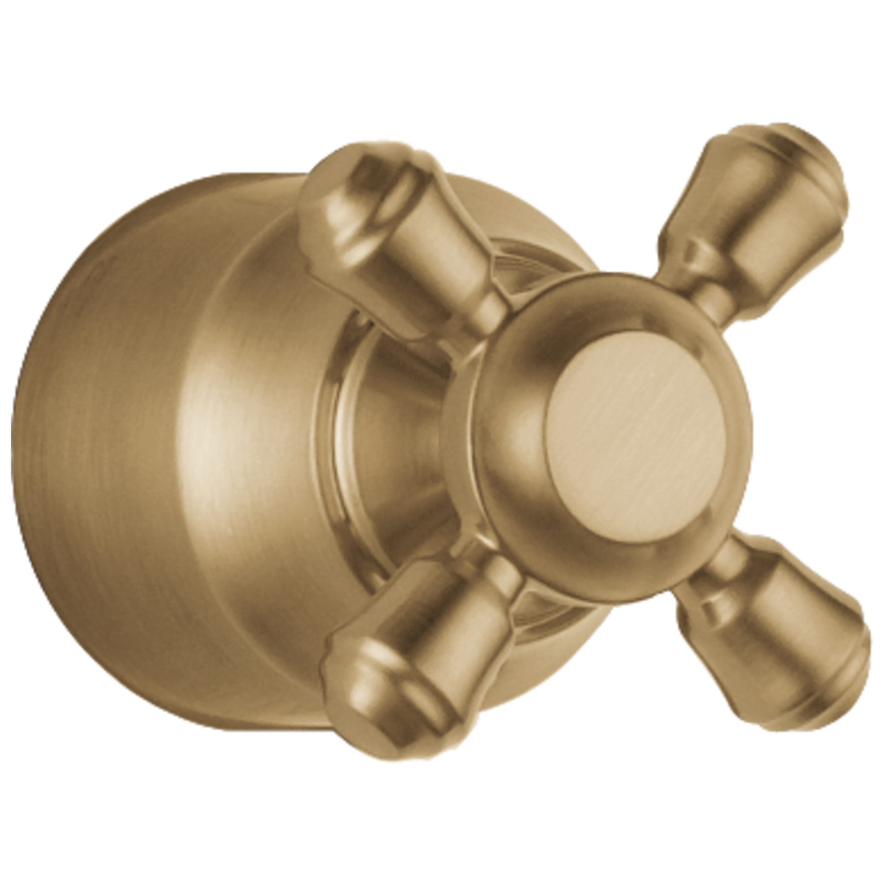 Metal Cross Handle Kit - Transfer Valve in Champagne Bronze H595CZ