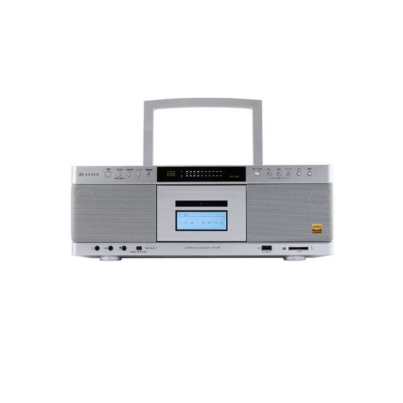 デンキチWeb / 東芝 TOSHIBA CDラジカセ AUREX シルバー AX-KCR90-S